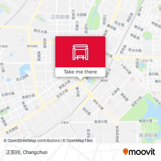正阳街 map