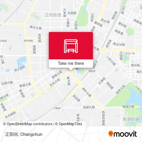 正阳街 map