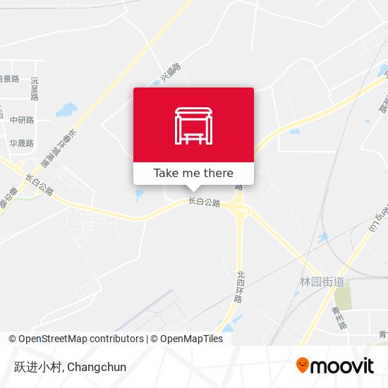 跃进小村 map