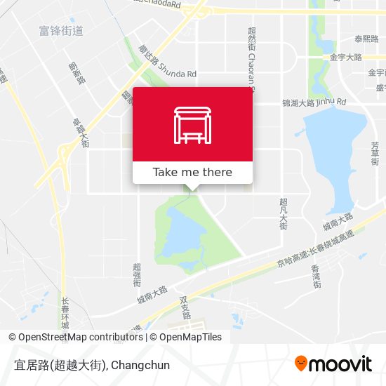 宜居路(超越大街) map