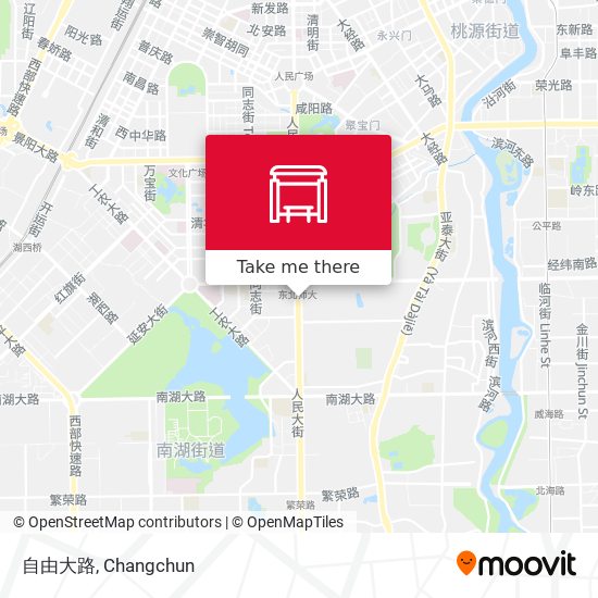自由大路 map