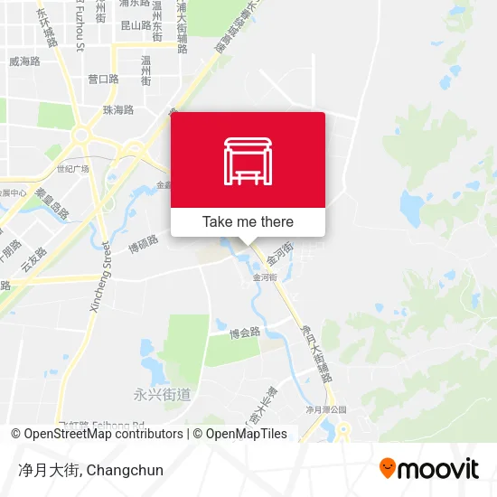 净月大街 map