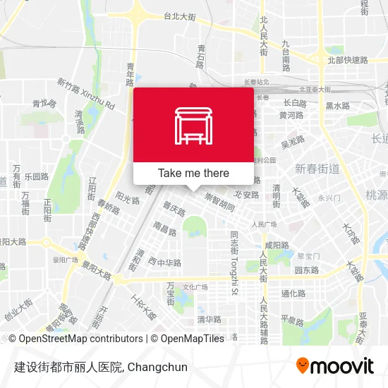 建设街都市丽人医院 map