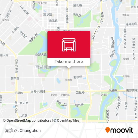 湖滨路 map