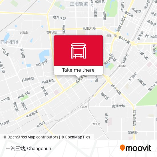 一汽三站 map
