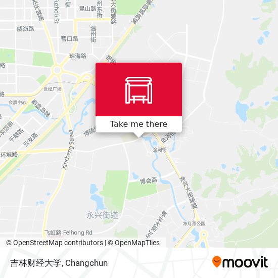 吉林财经大学 map
