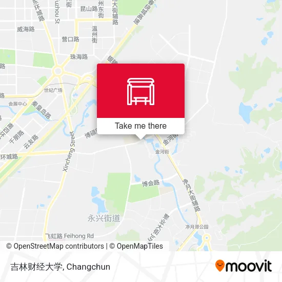 吉林财经大学 map