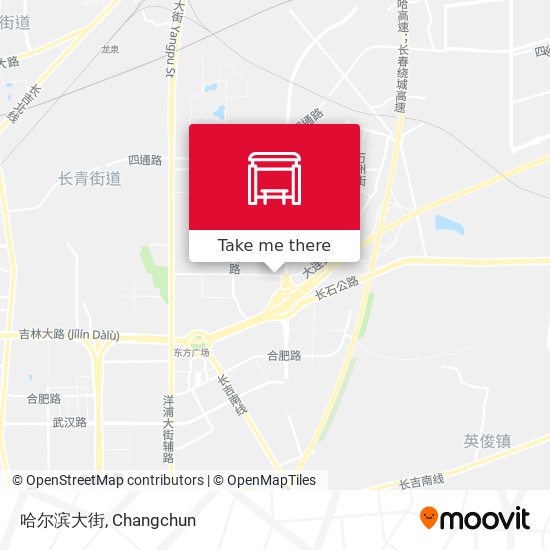 哈尔滨大街 map