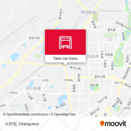 大刘屯 map