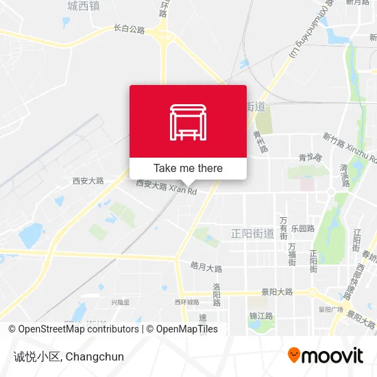诚悦小区 map