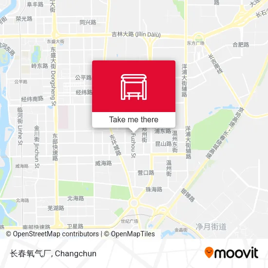 长春氧气厂 map