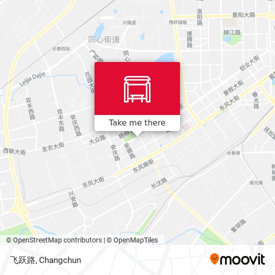 飞跃路 map