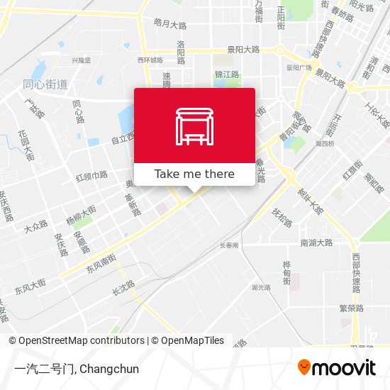 一汽二号门 map