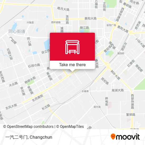 一汽二号门 map