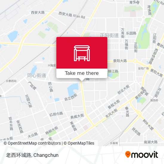 老西环城路 map