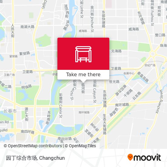 园丁综合市场 map
