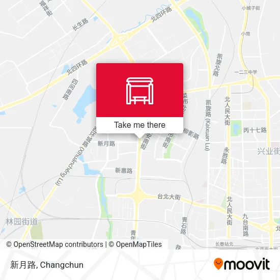 新月路 map