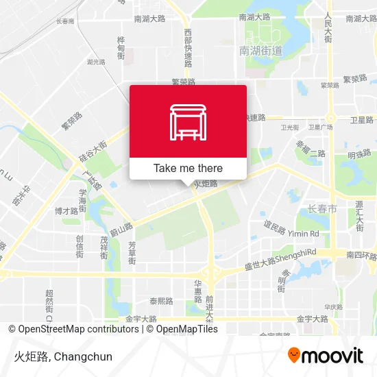 火炬路 map