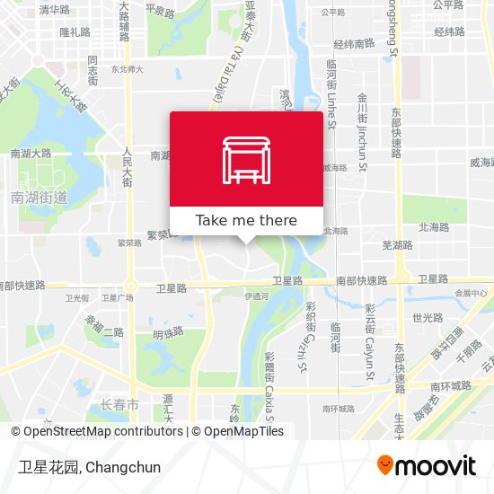 卫星花园 map