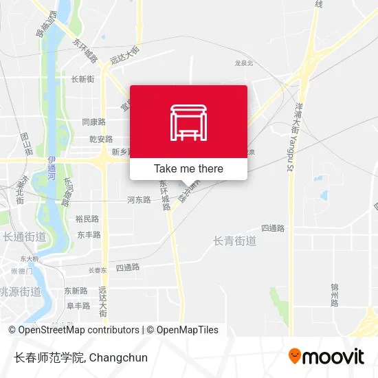 长春师范学院 map
