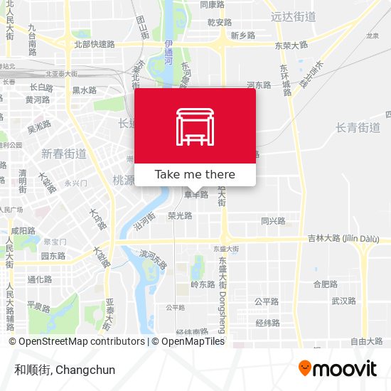 和顺街 map