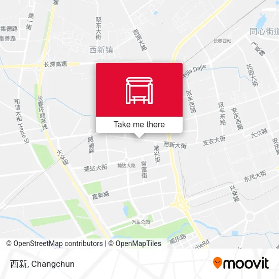 西新 map