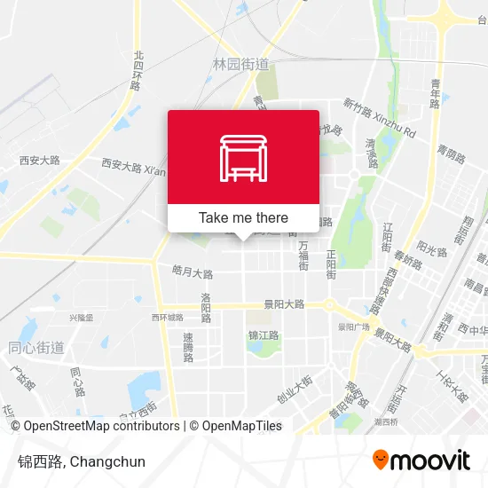 锦西路 map