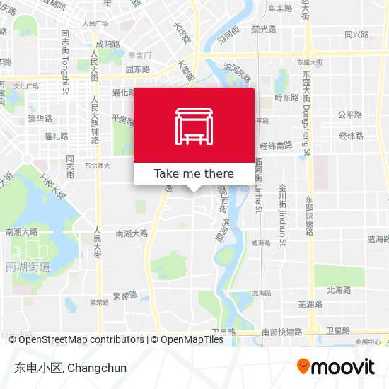 东电小区 map