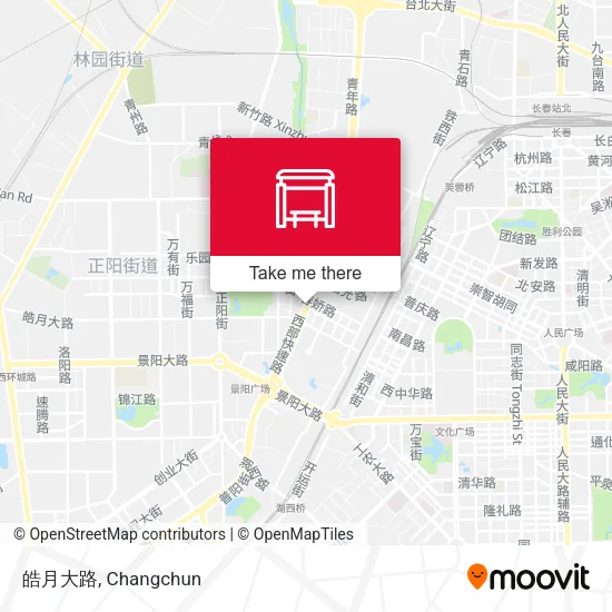 皓月大路 map