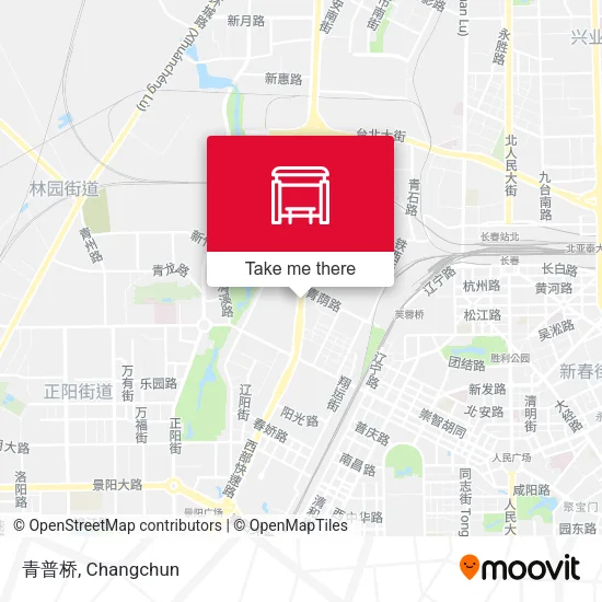 青普桥 map