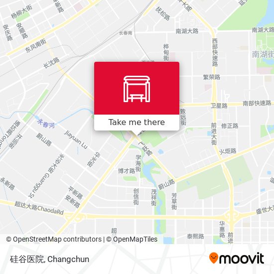 硅谷医院 map