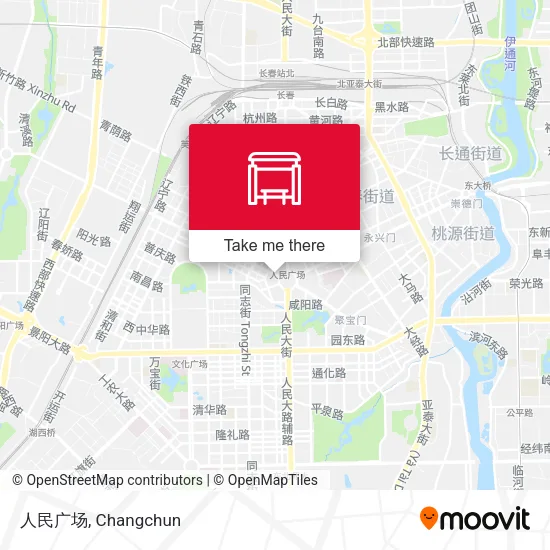 人民广场 map