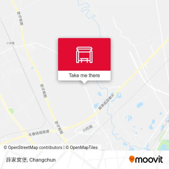 薛家窝堡 map