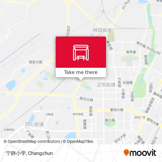 宁静小学 map