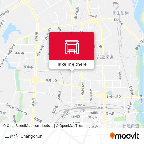 二道沟 map