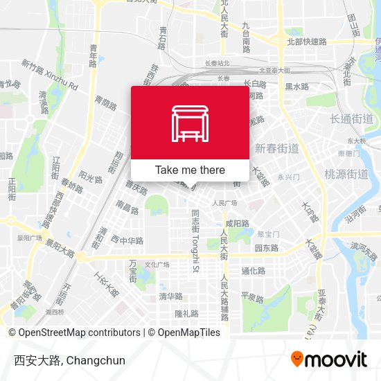 西安大路 map