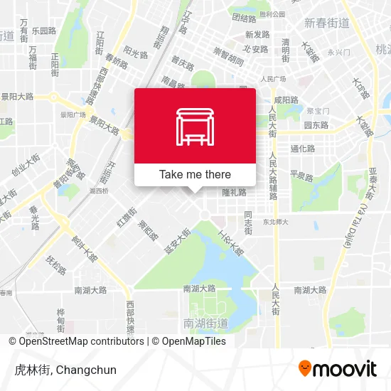 虎林街 map