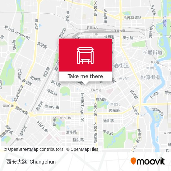 西安大路 map
