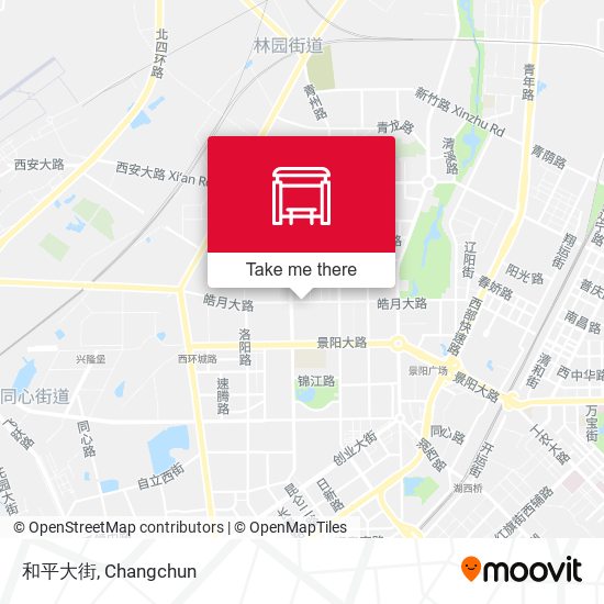 和平大街 map