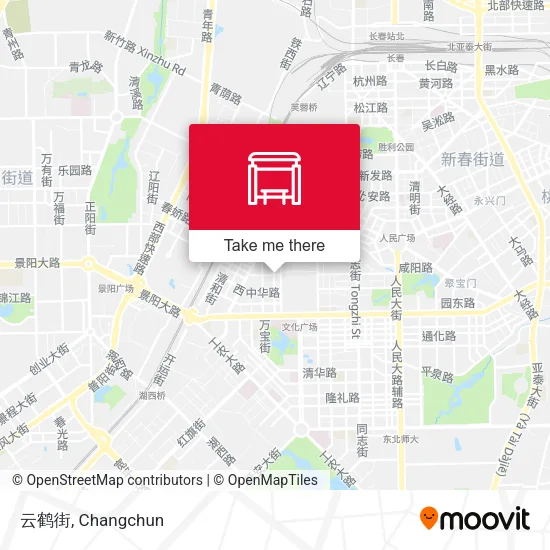 云鹤街 map