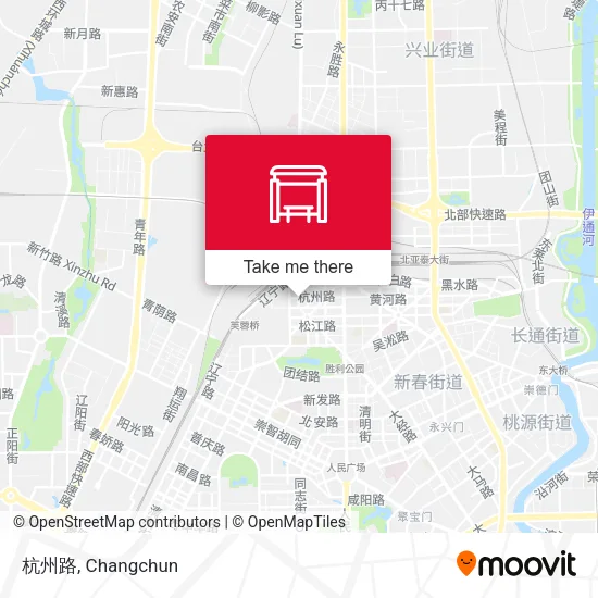 杭州路 map