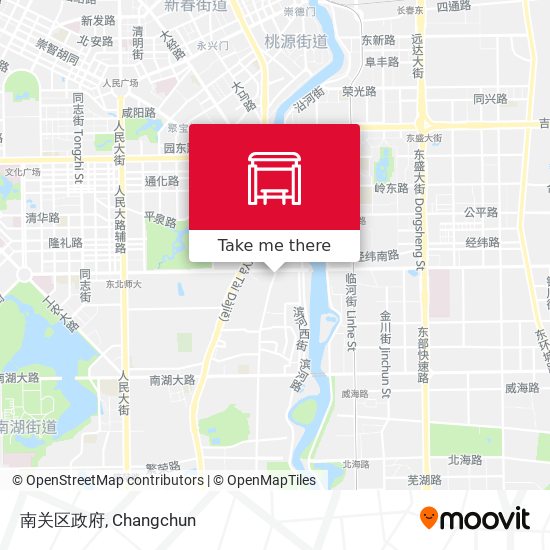 南关区政府 map