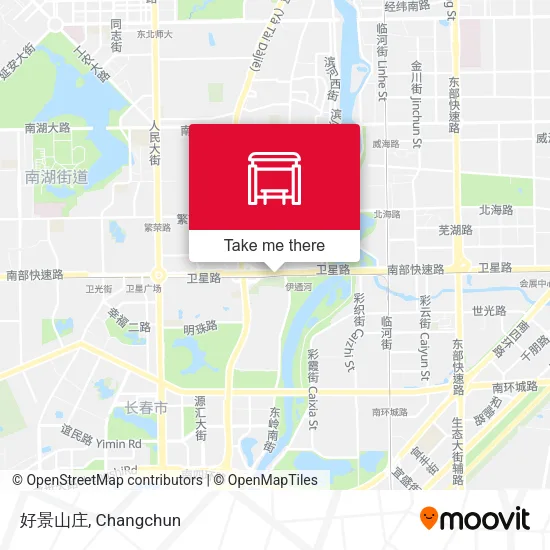 好景山庄 map
