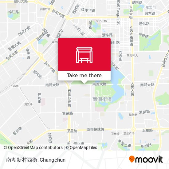 南湖新村西街 map