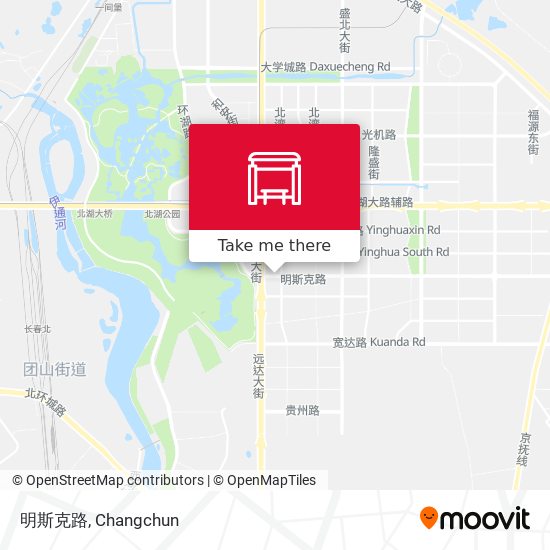 明斯克路 map