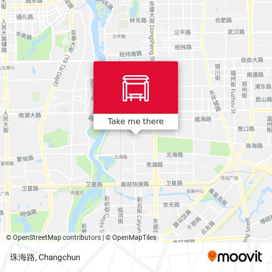 珠海路 map