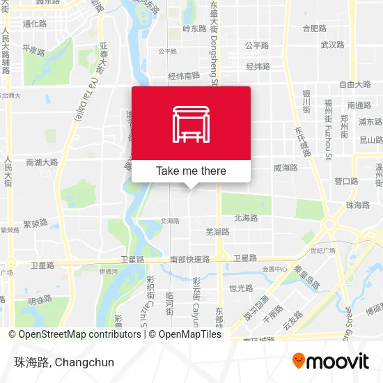 珠海路 map