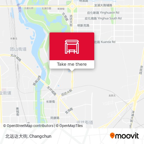 北远达大街 map