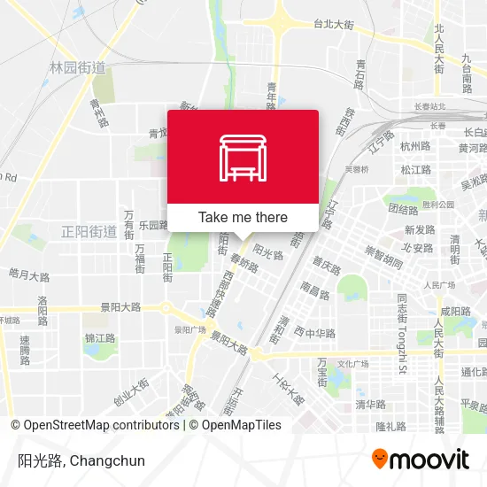 阳光路 map