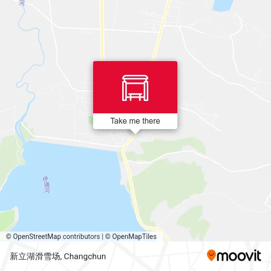 新立湖滑雪场 map